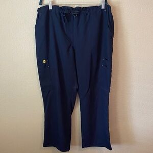 Figs Navy Blue Scrub Pants